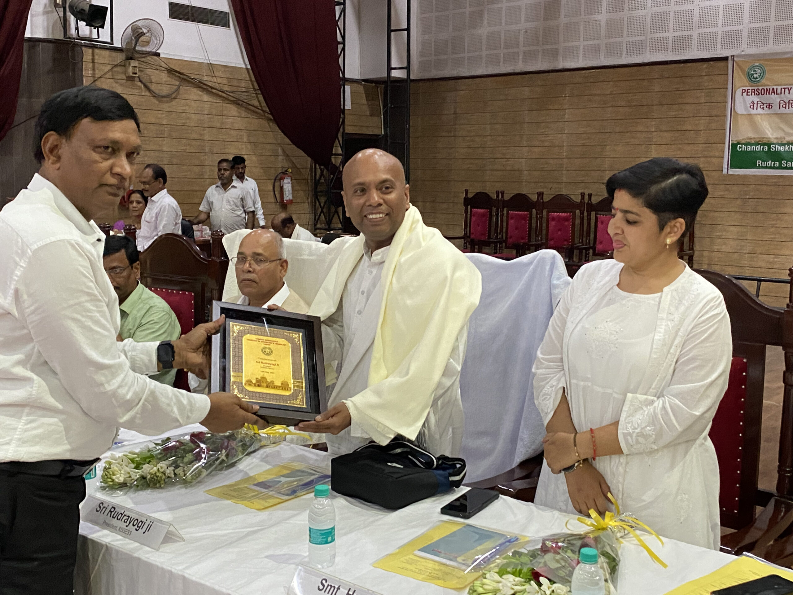 Community outreach and spiritual guidance session by Rudrayogi