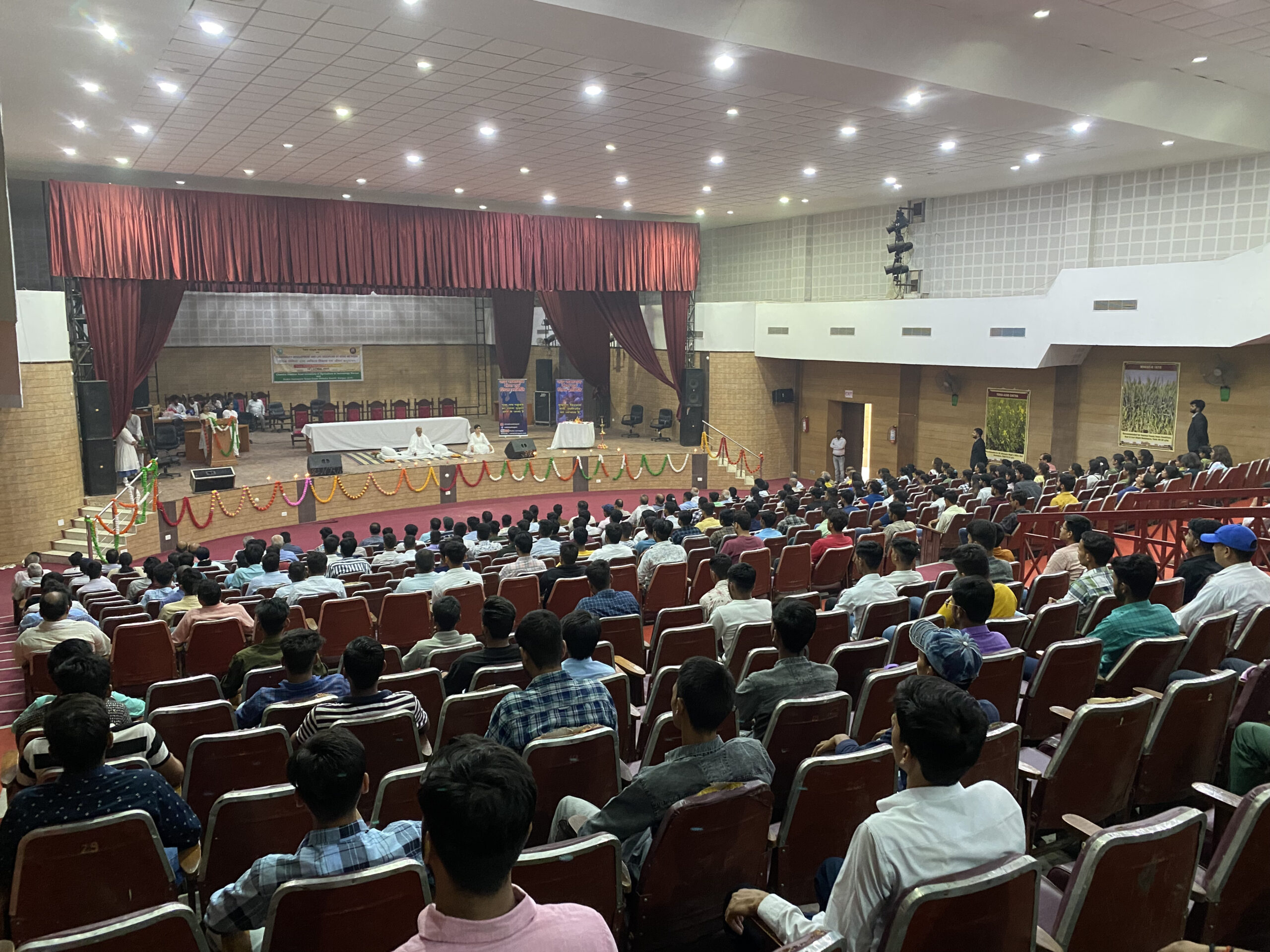 Community outreach and spiritual guidance session by Rudrayogi