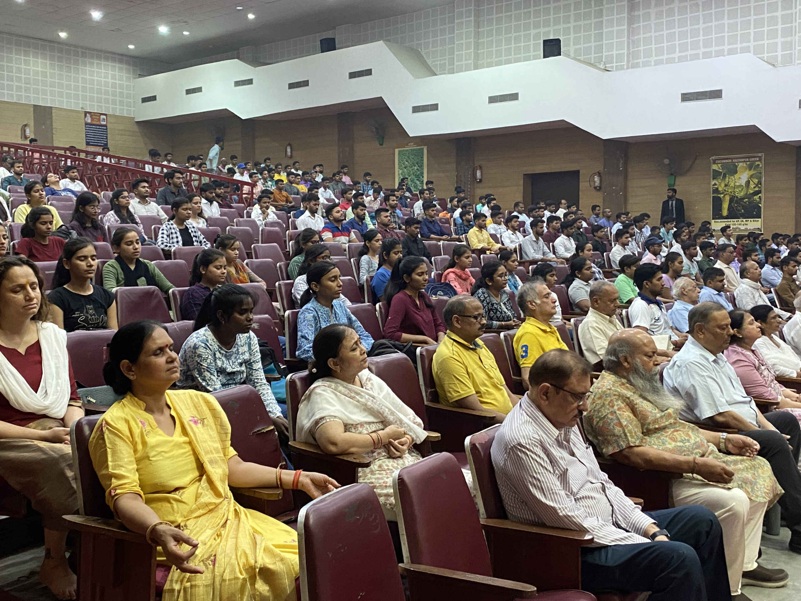 Community outreach and spiritual guidance session by Rudrayogi