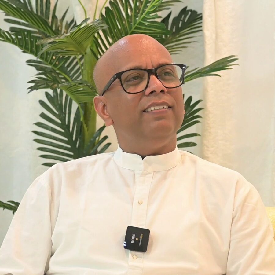 Rudrayogi sharing ancient Vedic wisdom and meditation teachings for modern life